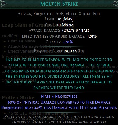 A 3.25 Era Molten Strike Build Representing 2026 Standard Optimization