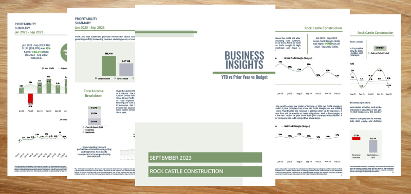 Business Insight Report Template - Reach Reporting