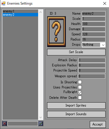 Bug Report: Projectile crashes the game - Easy FPS Editor CE v1.10.5 ...